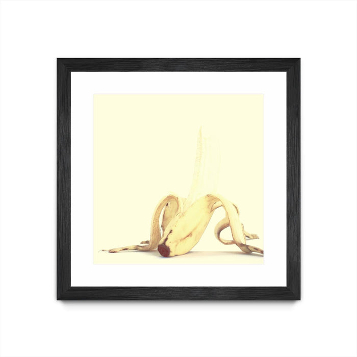 \"Banada Honey Puff\" Matted and Framed Black 30x30 Wall Art