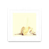 \"Banada Honey Puff\" Matted and Framed White 30x30 Wall Art