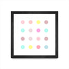 \"Pink Iv\" Matted and Framed Black 30x30 Wall Art