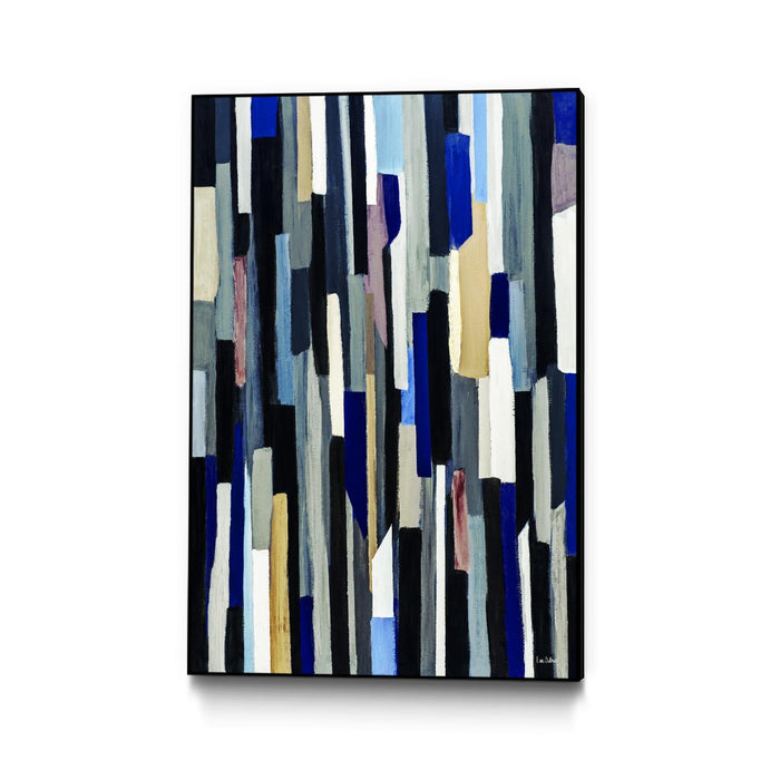 \"Modernday\" Canvas Framed Black 24x36 Wall Art