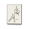 \"Nude\" Canvas Framed Black 24x32 Wall Art