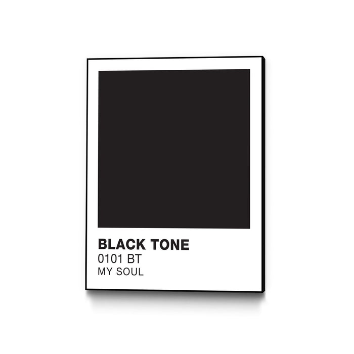 \"Black Tone \" Canvas Framed Black 30x40 Wall Art