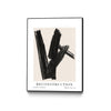 \"Reconstruction\" Canvas Framed Black 30x40 Wall Art