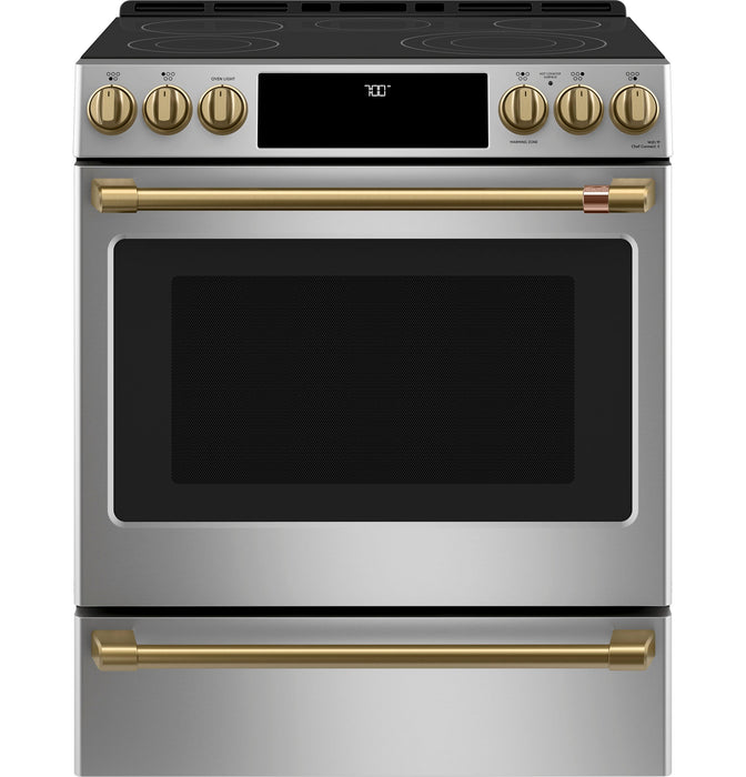 Café Brushed Brass Handle and Knob Kit for Range - CXFCEHKPMCG