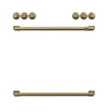 Café Brushed Brass Handle and Knob Kit for Range - CXFCEHKPMCG