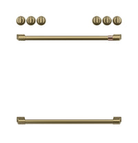 Café Brushed Brass Handle and Knob Kit for Range - CXFCGHKPMCG