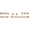 Café 48\" Brushed Bronze Handle and Knob Kit for Pro Range and Rangetop - CXPR8HKPTBZ