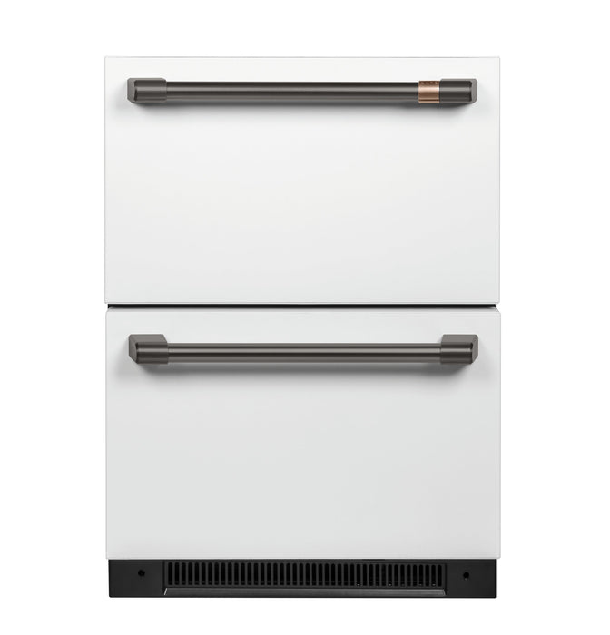 Café Dual-Drawer Refrigerator Brushed Black Handle Set - CXMA3H3PNBT