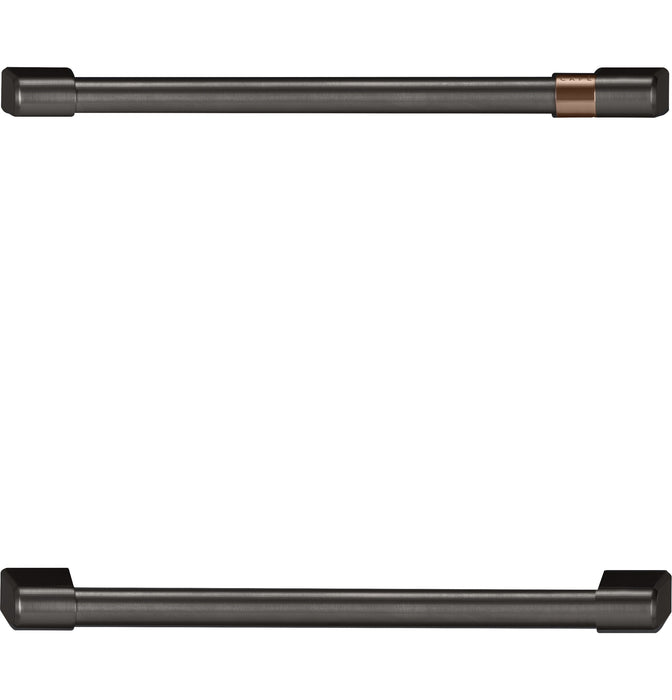 Café Dual-Drawer Refrigerator Brushed Black Handle Set - CXMA3H3PNBT