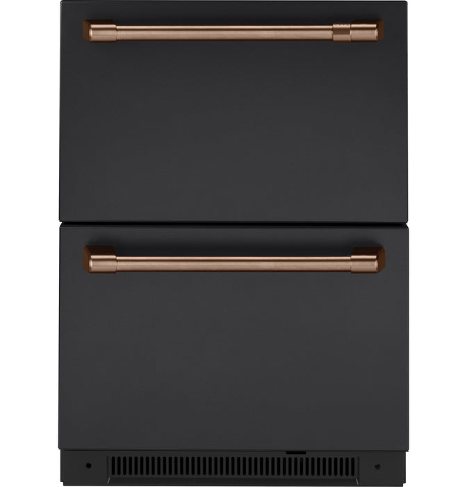 Café Dual-Drawer Refrigerator Brushed Copper Handle Set - CXMA3H3PNCU
