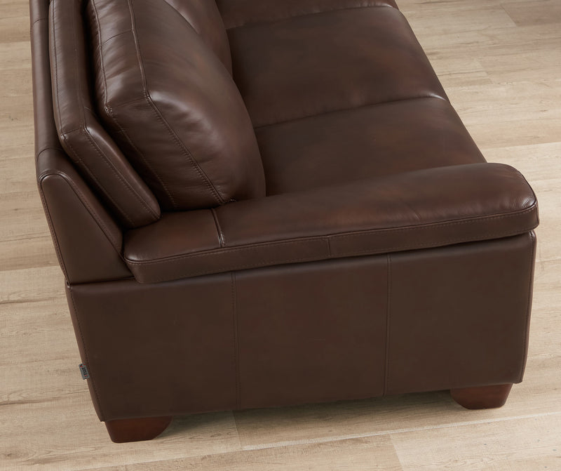 Hydeline Magnum Leather Loveseat - Brown