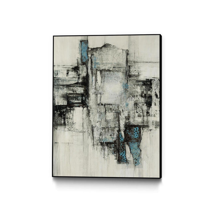 \"Paper Performance Ii\" Canvas Framed Black 18x24 Wall Art