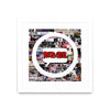 \"Its Here To Stay\" Matted and Framed White 36x36 Wall Art