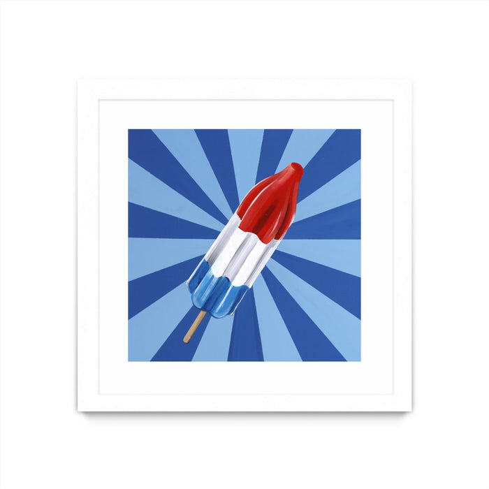 \"Daily Cravings Vi\" Matted and Framed White 36x36 Wall Art
