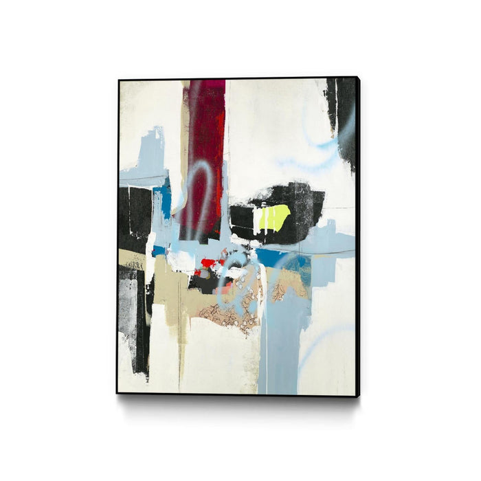 \"Truthful Tales I\" Canvas Framed Black 24x32 Wall Art