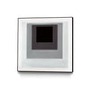 \"Inside Box Thinker\" Canvas Framed Black 20x20 Wall Art