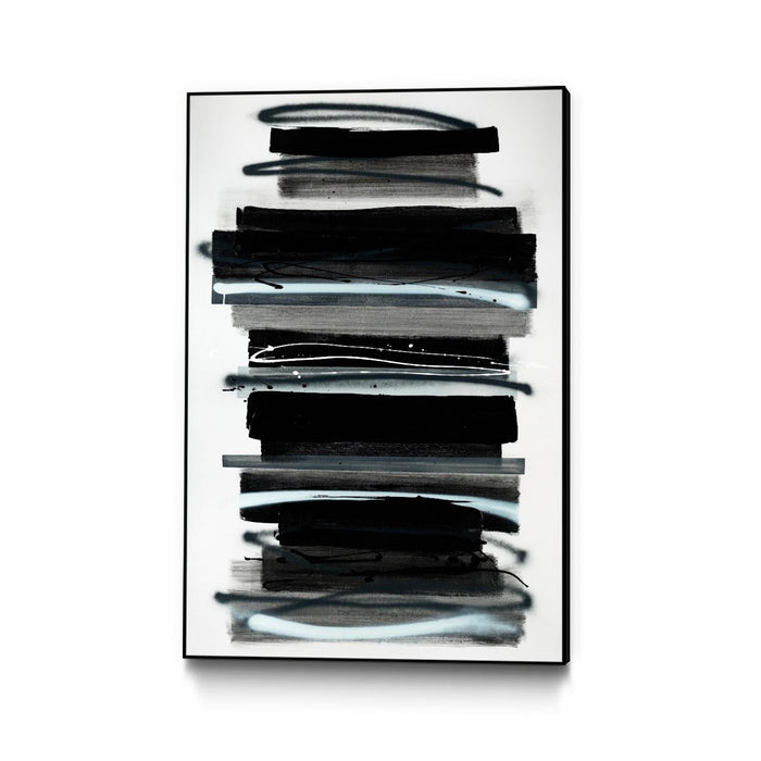\"Out In Front\" Canvas Framed Black 24x36 Wall Art