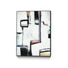 \"The A Line I\" Canvas Framed Black 30x40 Wall Art