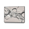 \"Demanding Order Iv\" Canvas Framed Black 24x18 Wall Art