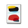 \"Joy And Pop Ii\" Canvas Framed Black 18x24 Wall Art