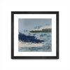 \"Washing To Shore\" Matted and Framed Black 30x30 Wall Art