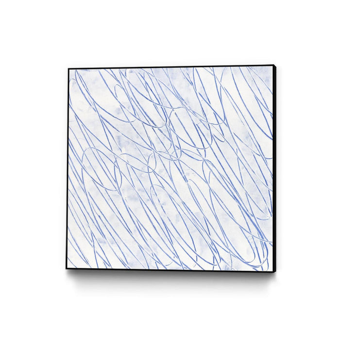 \"Hula Ii\" Canvas Framed Black 20x20 Wall Art