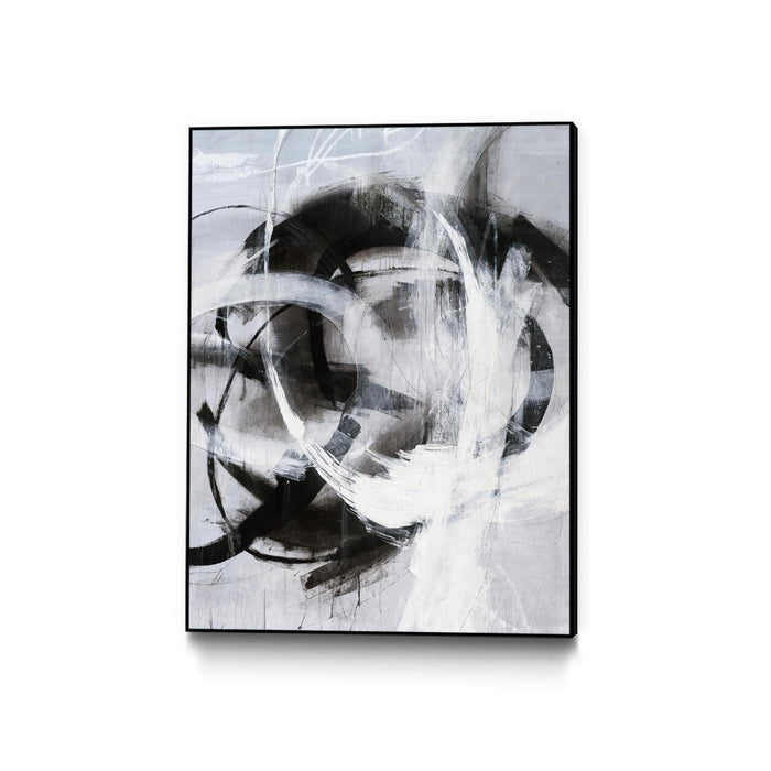 \"No Turning Radius\" Canvas Framed Black 24x32 Wall Art
