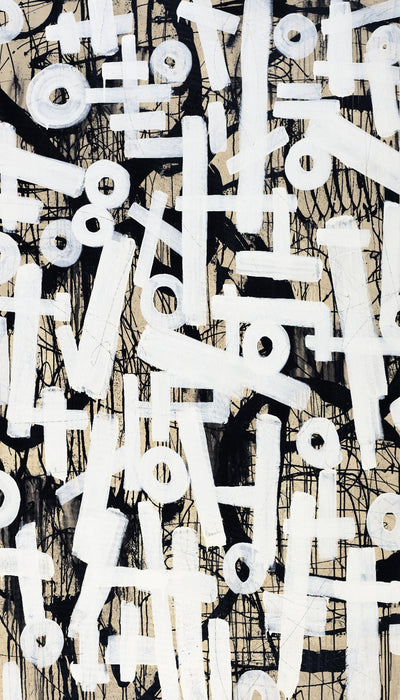 \"Strapped I\" Giant Art 84x48 Wall Art