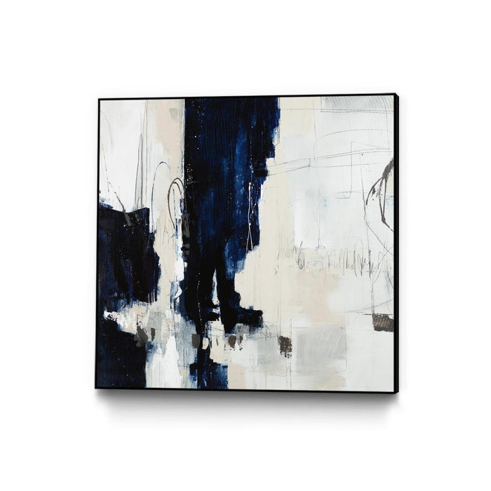 \"Underground Mechanics\" Canvas Framed Black 20x20 Wall Art