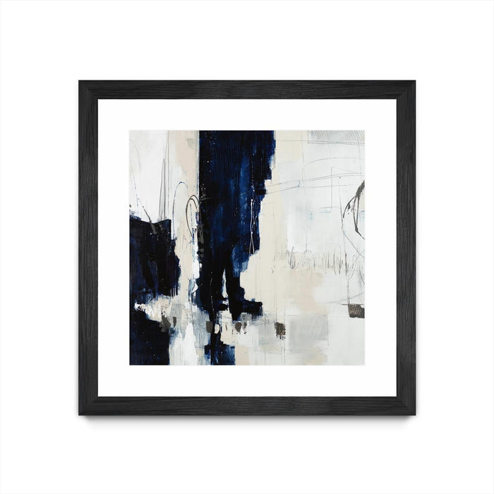 \"Underground Mechanics\" Matted and Framed Black 36x36 Wall Art