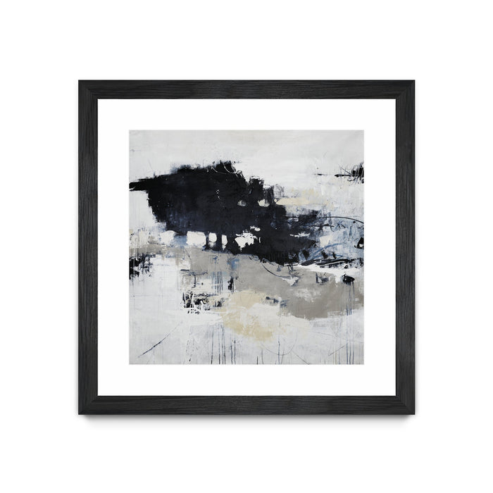 \"Big Bonanza\" Matted and Framed Black 36x36 Wall Art