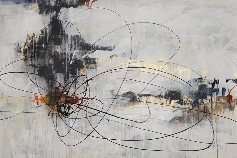 \"Mess With The Mind I\" Giant Art 84x54 Wall Art