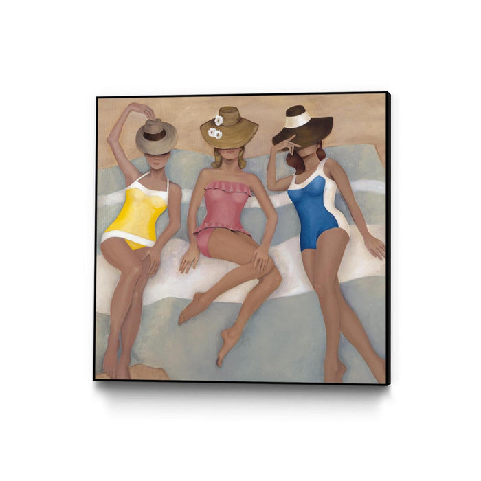 \"The Orange County Club.tif\" Canvas Framed Black 20x20 Wall Art
