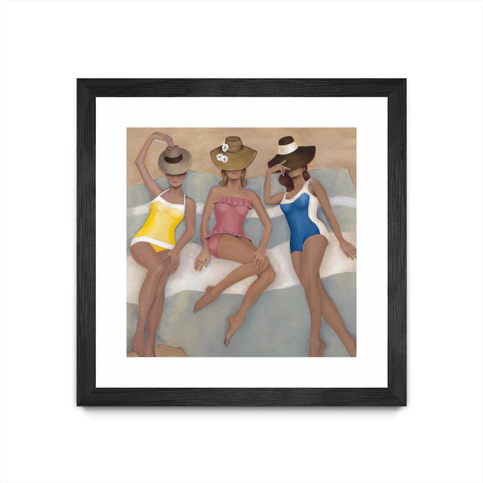 \"The Orange County Club.tif\" Matted and Framed Black 30x30 Wall Art