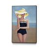 \"Babe In Bermuda\" Canvas Framed Black 24x36 Wall Art