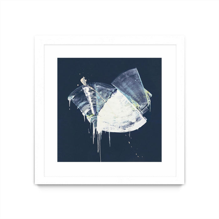 \"Bells In Motion\" Matted and Framed White 30x30 Wall Art