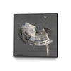 \"Elegance\" Canvas Framed Black 20x20 Wall Art