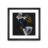 \"Luxurious Candor\" Matted and Framed Black 36x36 Wall Art