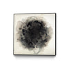 \"Positives And Negatives I\" Canvas Framed Black 20x20 Wall Art