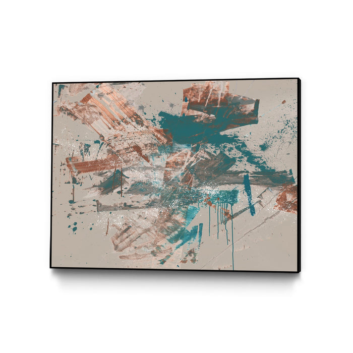 \"Fresh Grind Ii\" Canvas Framed Black 24x18 Wall Art