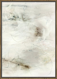 Neutral Mood II Framed Canvas with Embellishment - 31