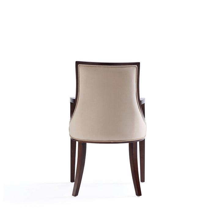 Manhattan Comfort Grand Faux Leather Dining Chair - Tan