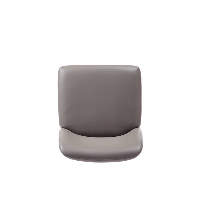 Manhattan Comfort Serena Faux Leather Dining Chair - Grey