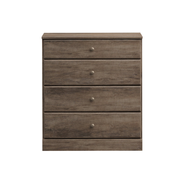 Astrid 4-Drawer Dresser - Drifted Grey