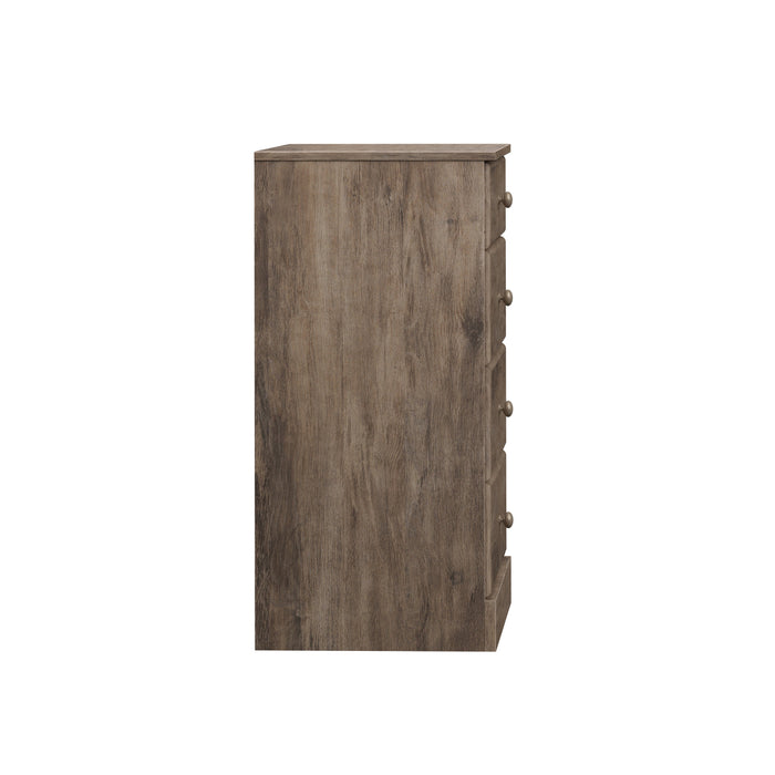 Astrid 4-Drawer Dresser - Drifted Grey