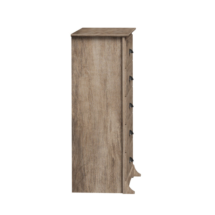 Salt Spring 5-Drawer Chest - Drifted Grey