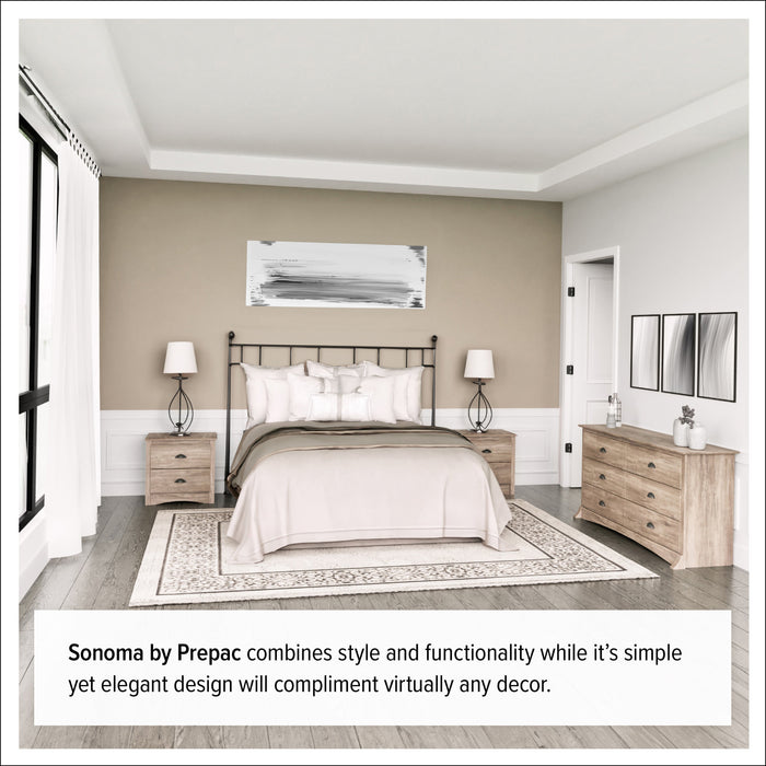 Salt Spring 6-Drawer Dresser - Drifted Grey