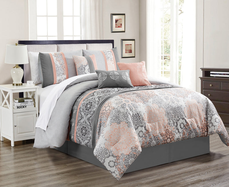 Dublin 7-Piece King Comforter Set 