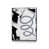 \"Swirl \" Canvas Framed Black 30x40 Wall Art