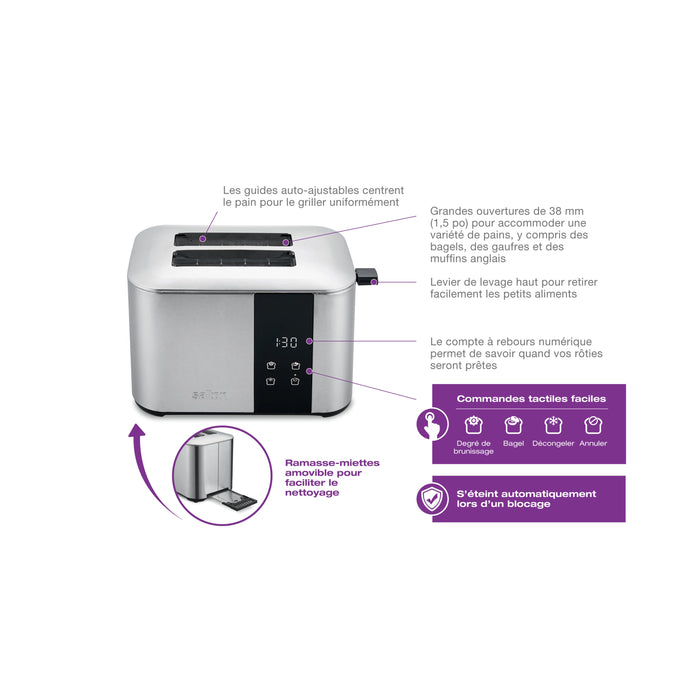 Salton Countdown 2-Slice Digital Toaster - ET2137